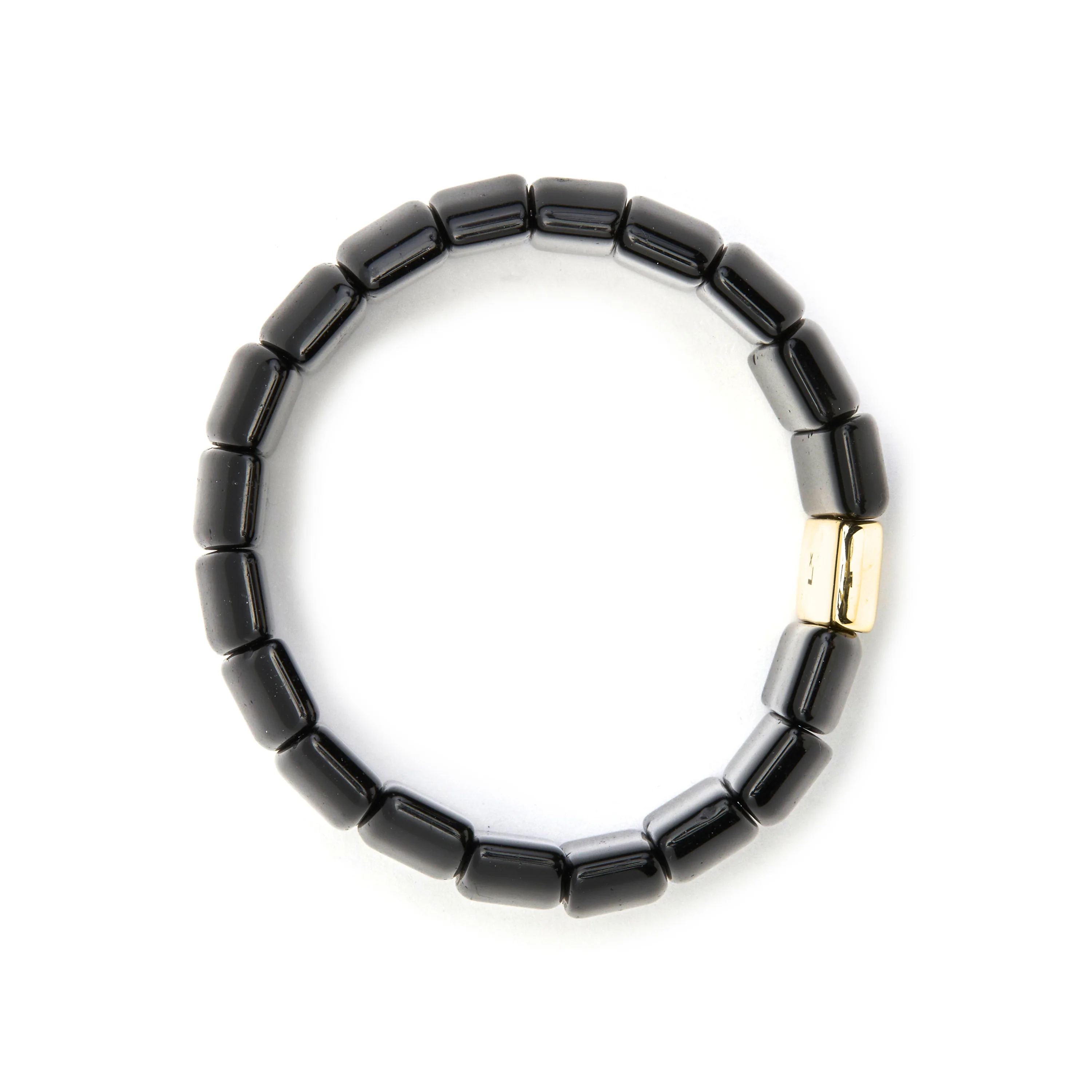 Pulsera con Onix acabado oro 18k - Olahte - Image 3