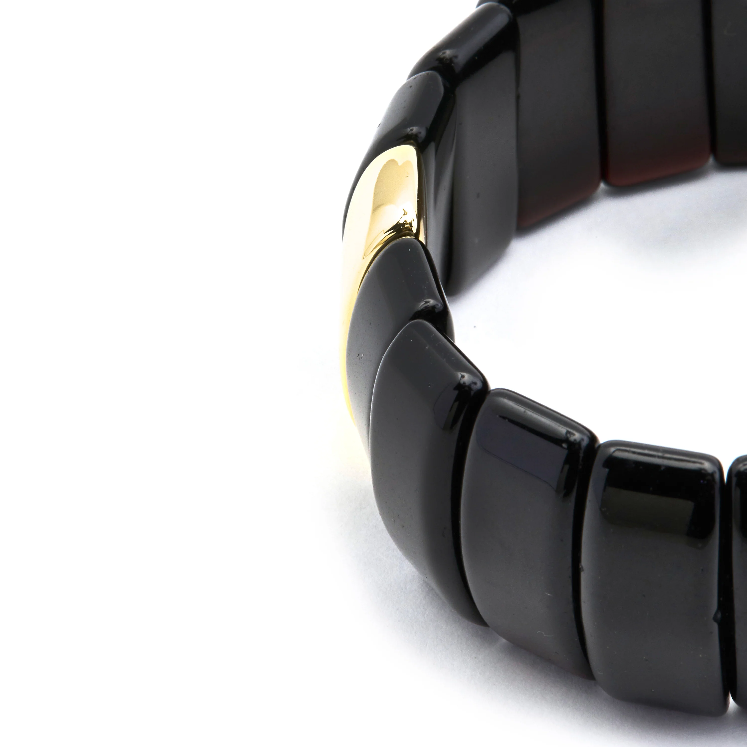 Pulsera con Onix acabado oro 18k - Olahte - Image 5