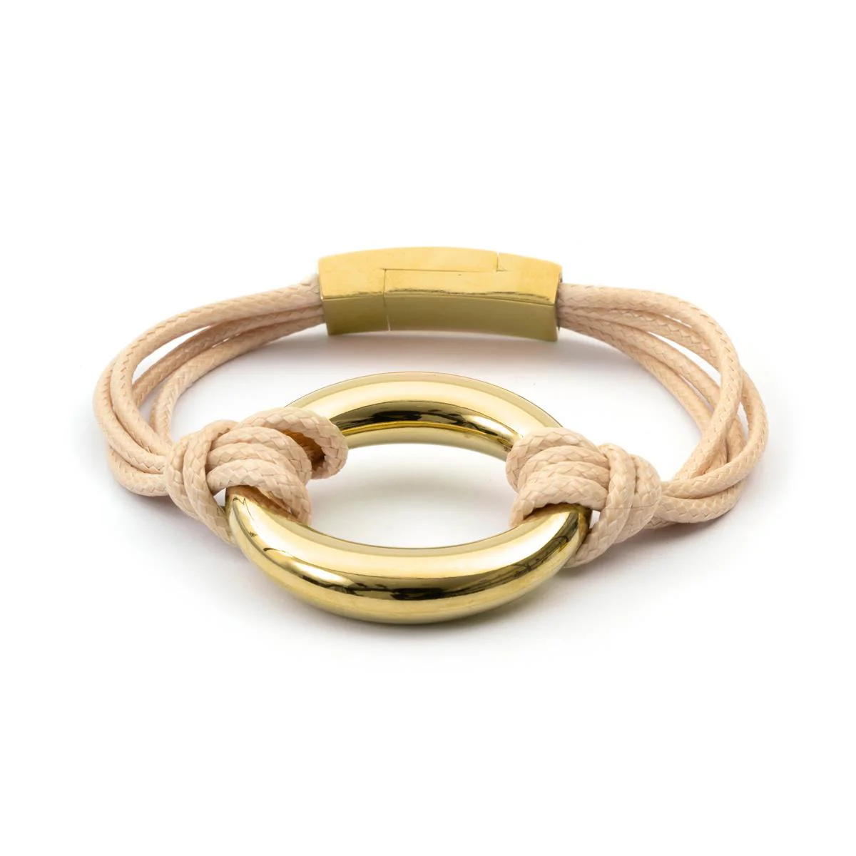 Pulsera acabado en oro amarillo de 18k - Monimil