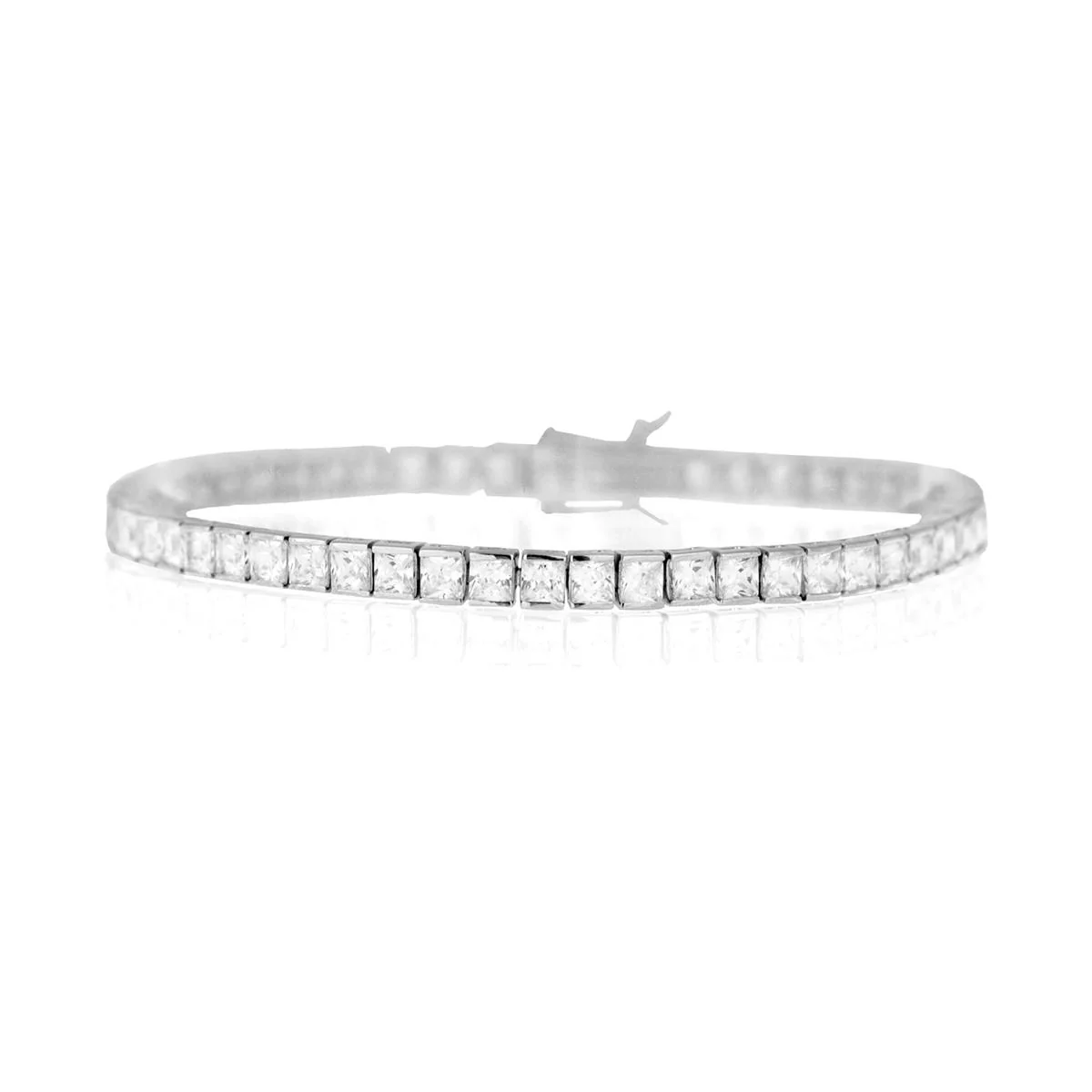 Pulsera Princesa Plata De Ley 925 - Princesa BLANCO
