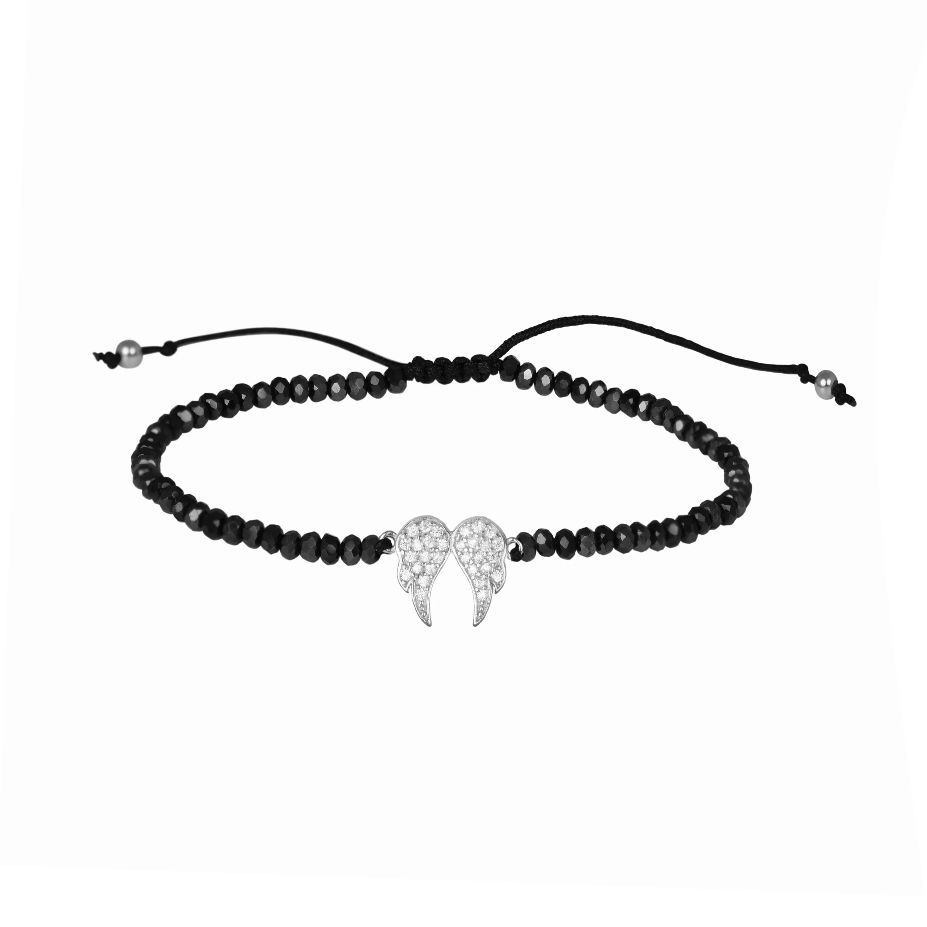 Pulsera de Plata de Ley 925 con Circonita Brillante acabada en rodio - Pureza