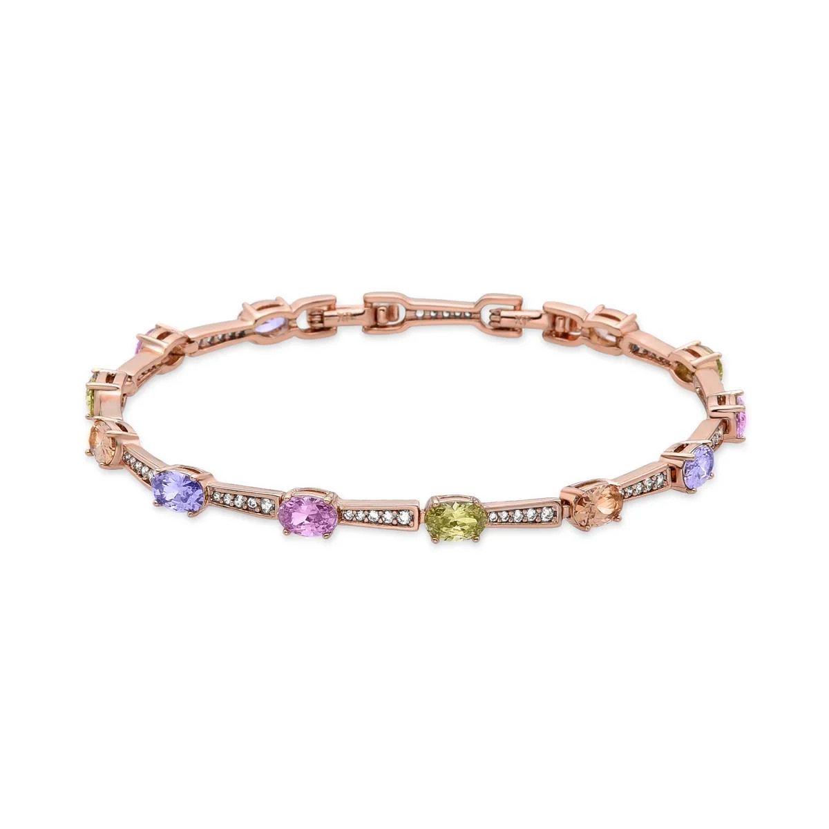 Pulsera Rae acabada en oro amarillo de 18K - Rae MULTICOLOR