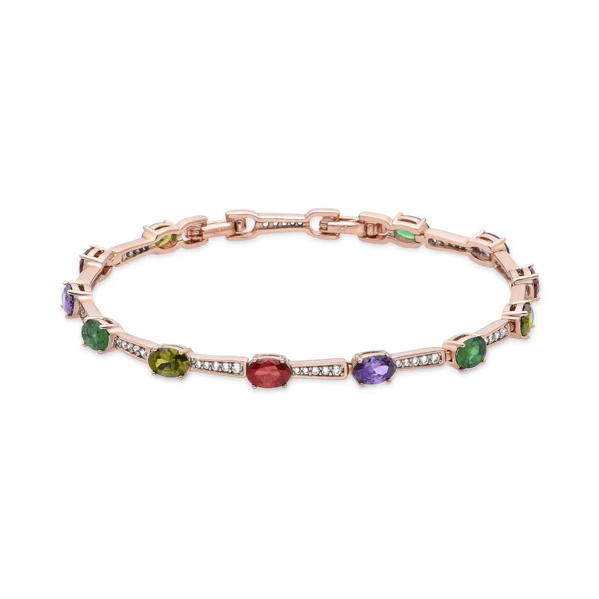 Pulsera Rae acabada en oro amarillo de 18K - Rae MULTICOLOR