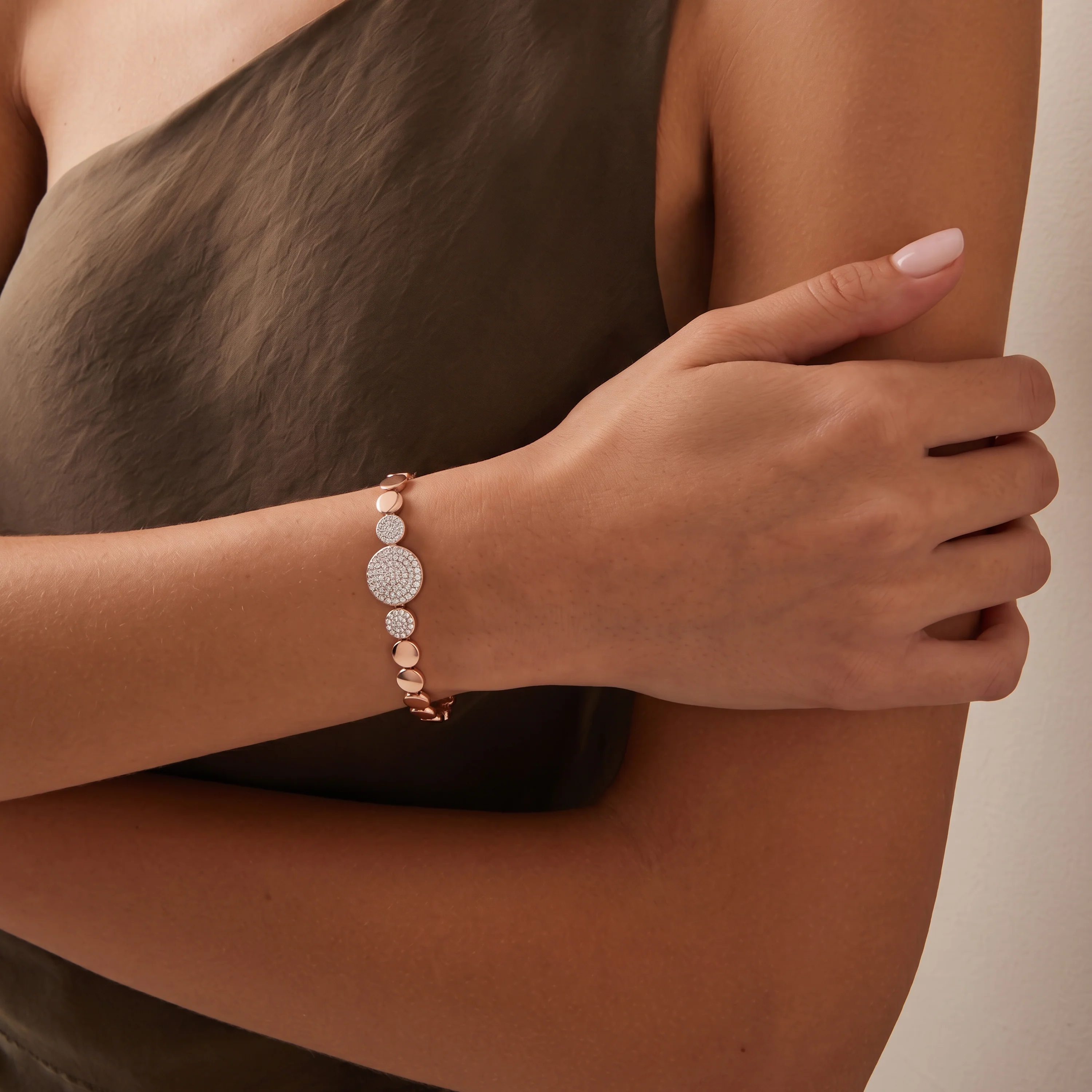 Pulsera Rajvi acabado oro rosa 18k - Rajvi - Image 2