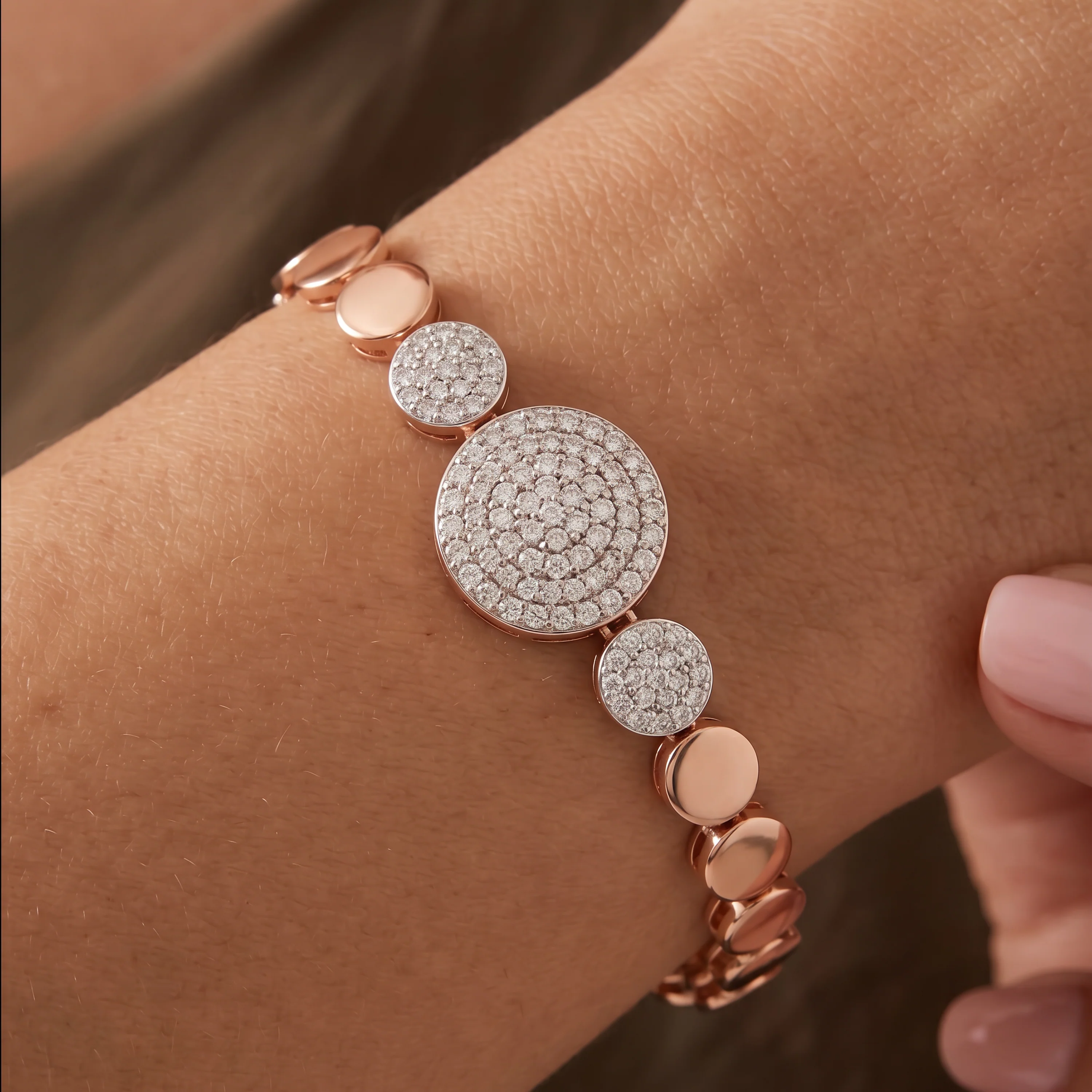 Pulsera Rajvi acabado oro rosa 18k - Rajvi - Image 6