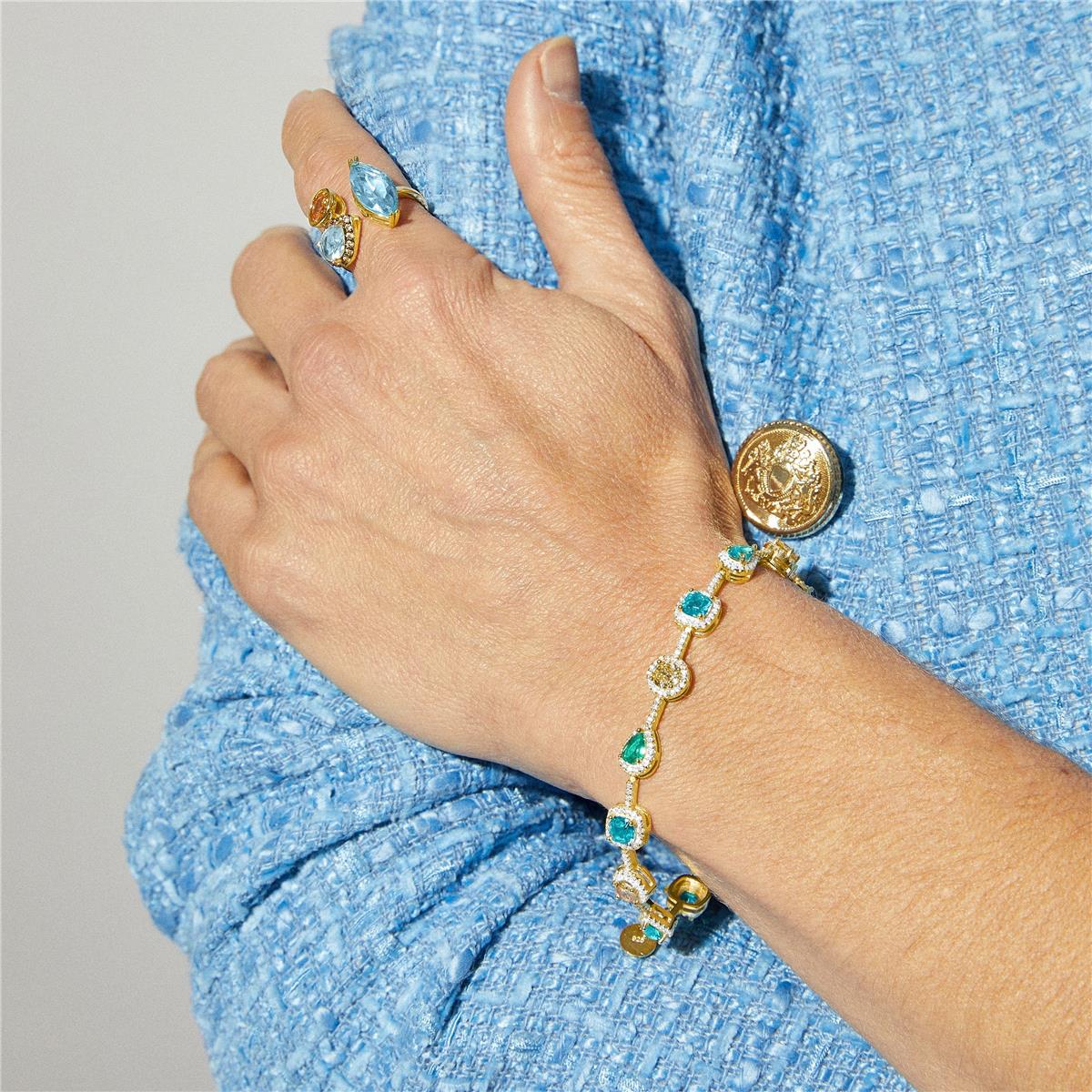 Pulsera Rakatari Plata De Ley 925 - Rakatari MULTICOLOR - Image 3