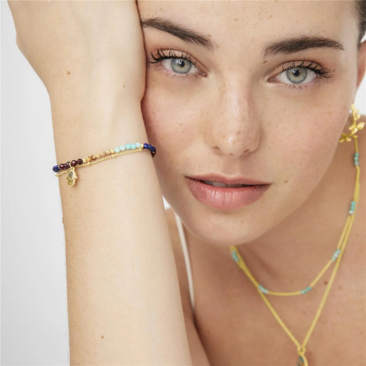 Pulsera Raxsu acabado en Oro Amarillo de 18 Kts - Raxsu MULTICOLOR - Image 2