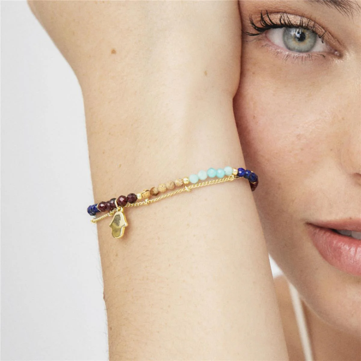 Pulsera Raxsu acabado en Oro Amarillo de 18 Kts - Raxsu MULTICOLOR - Image 4
