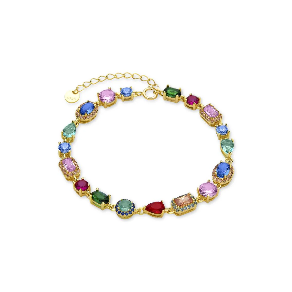 Pulsera Razih Plata de Ley 925 - Razih MULTICOLOR