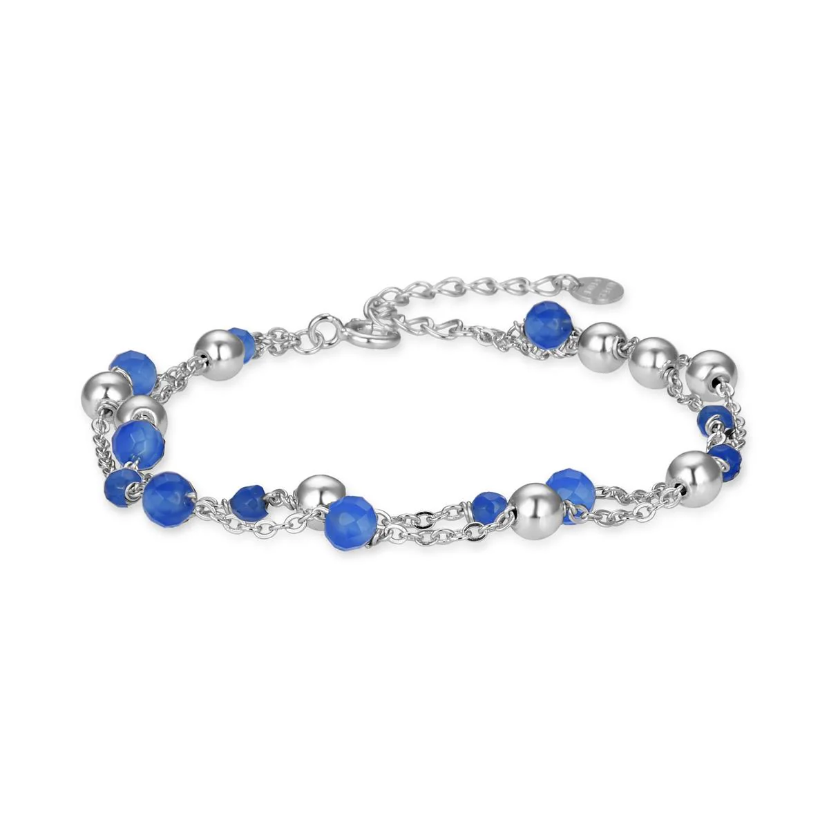 Pulsera Rekfat Plata De Ley 925 - Rekfat AZUL