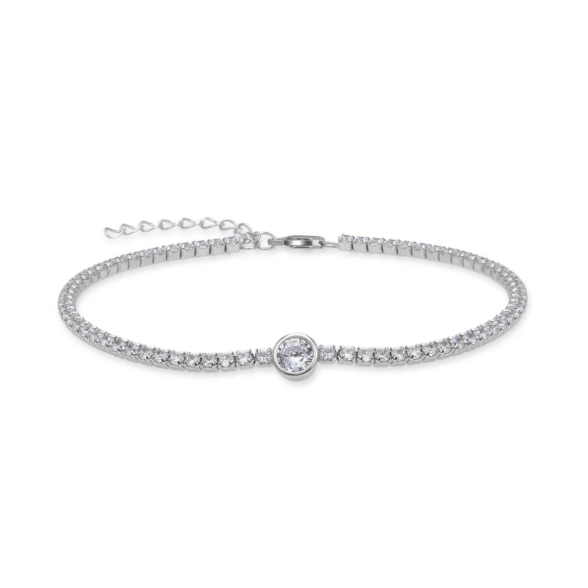 Pulsera Riantha Plata De Ley 925 - Riantha BLANCO
