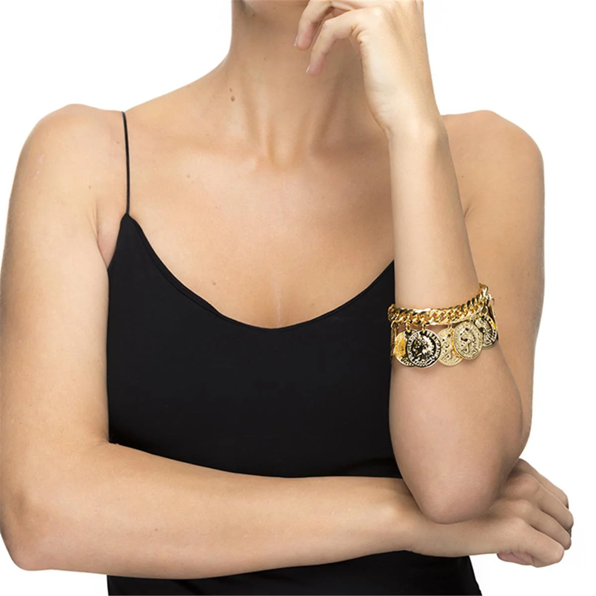Pulsera Richjen acabado en Oro Amarillo de 18 Kts - Richjen AMARILLO - Image 2