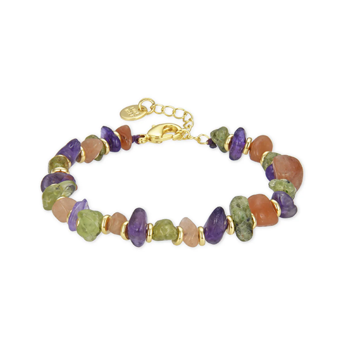 Pulsera Rixu acabado en Oro amarillo de 18 Kts. - Rixu MORADO