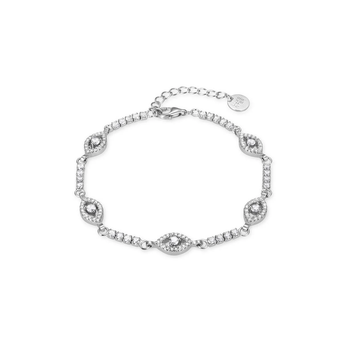 Pulsera Ronya Plata De Ley 925 - Ronya BLANCO