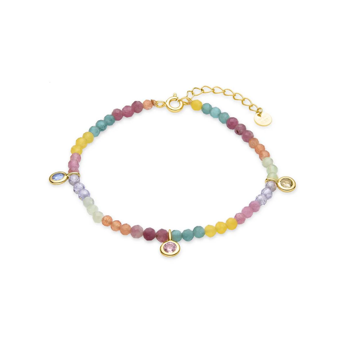 Pulsera Ruane Plata De Ley 925 - Ruane MULTICOLOR