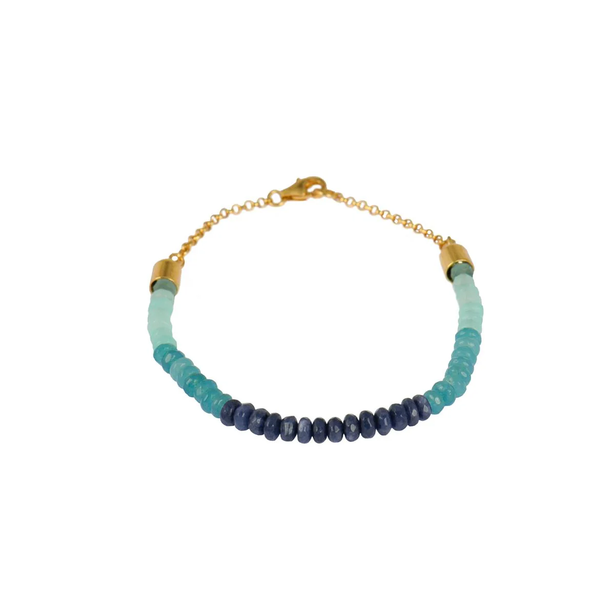 Pulsera Safeer Plata De Ley 925 - Safeer AZUL