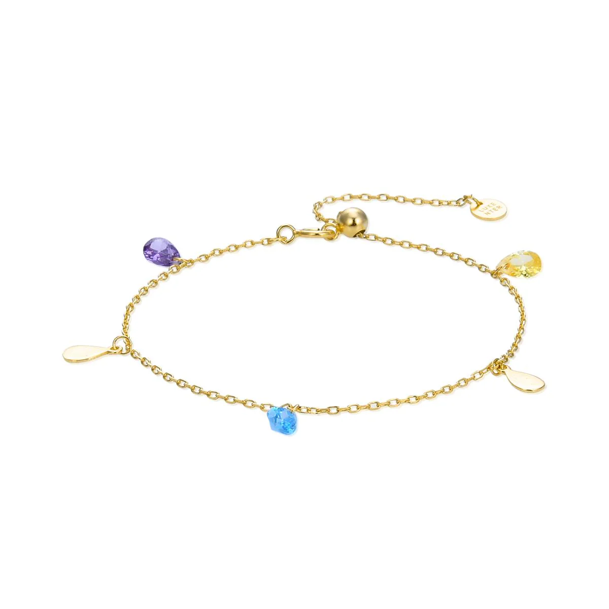 Pulsera Saon Plata De Ley 925 - Saon MULTICOLOR