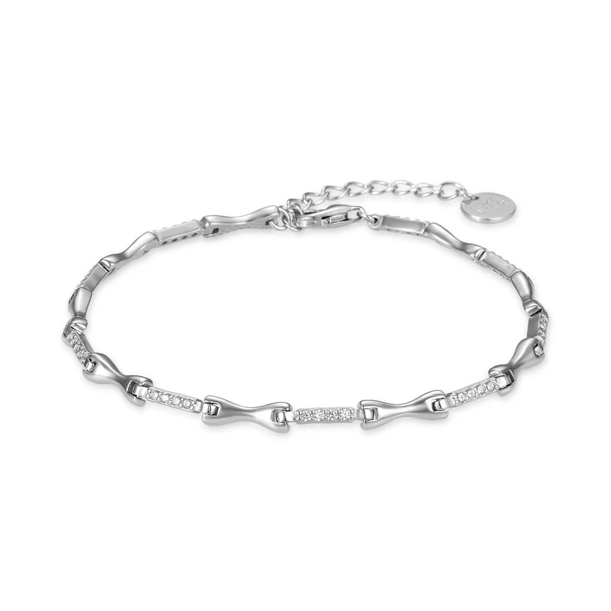 Pulsera Saya Plata De Ley 925 - Saya BLANCO