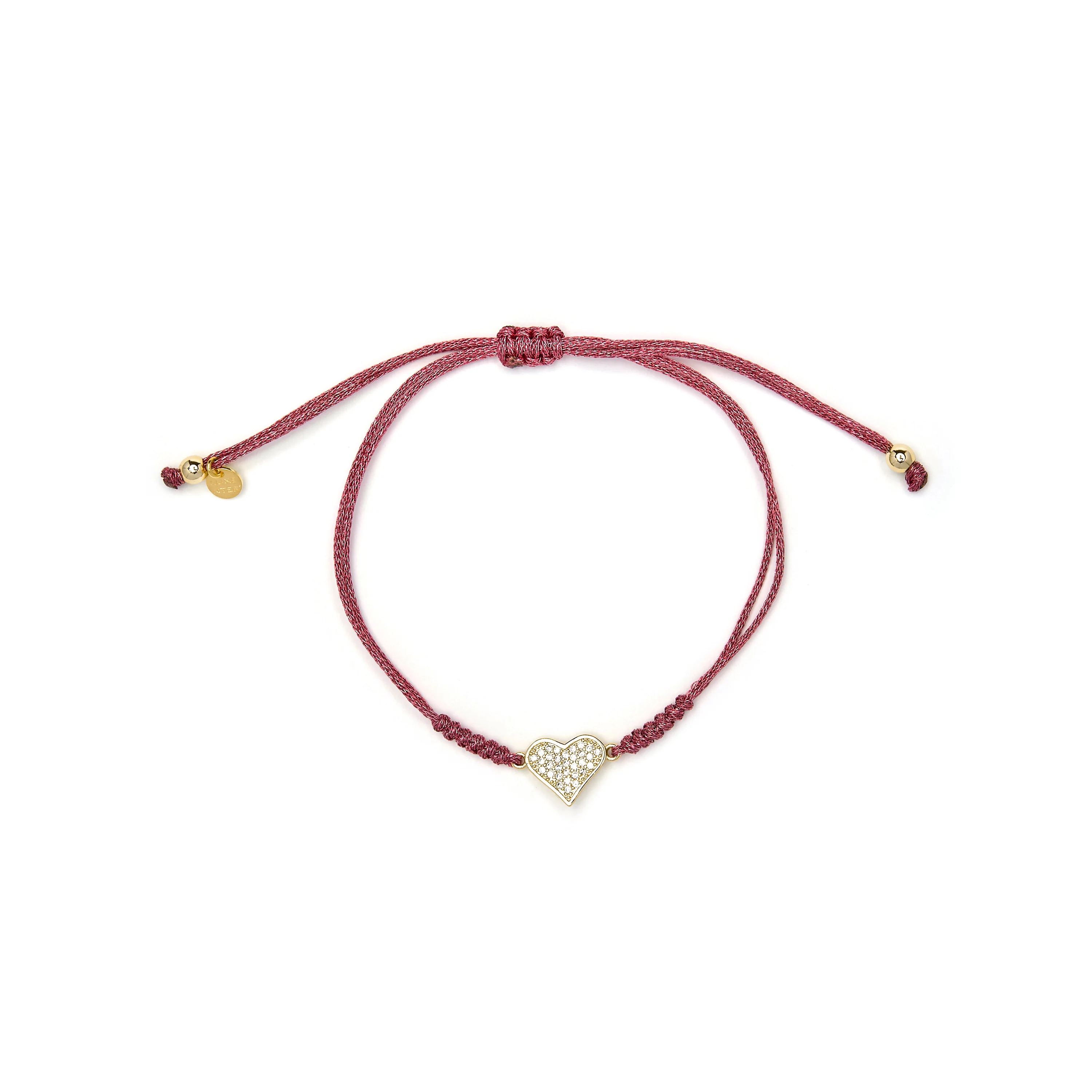 Pulsera acabado oro amarillo de 18k y Circonita Brillante - Heart - Image 3