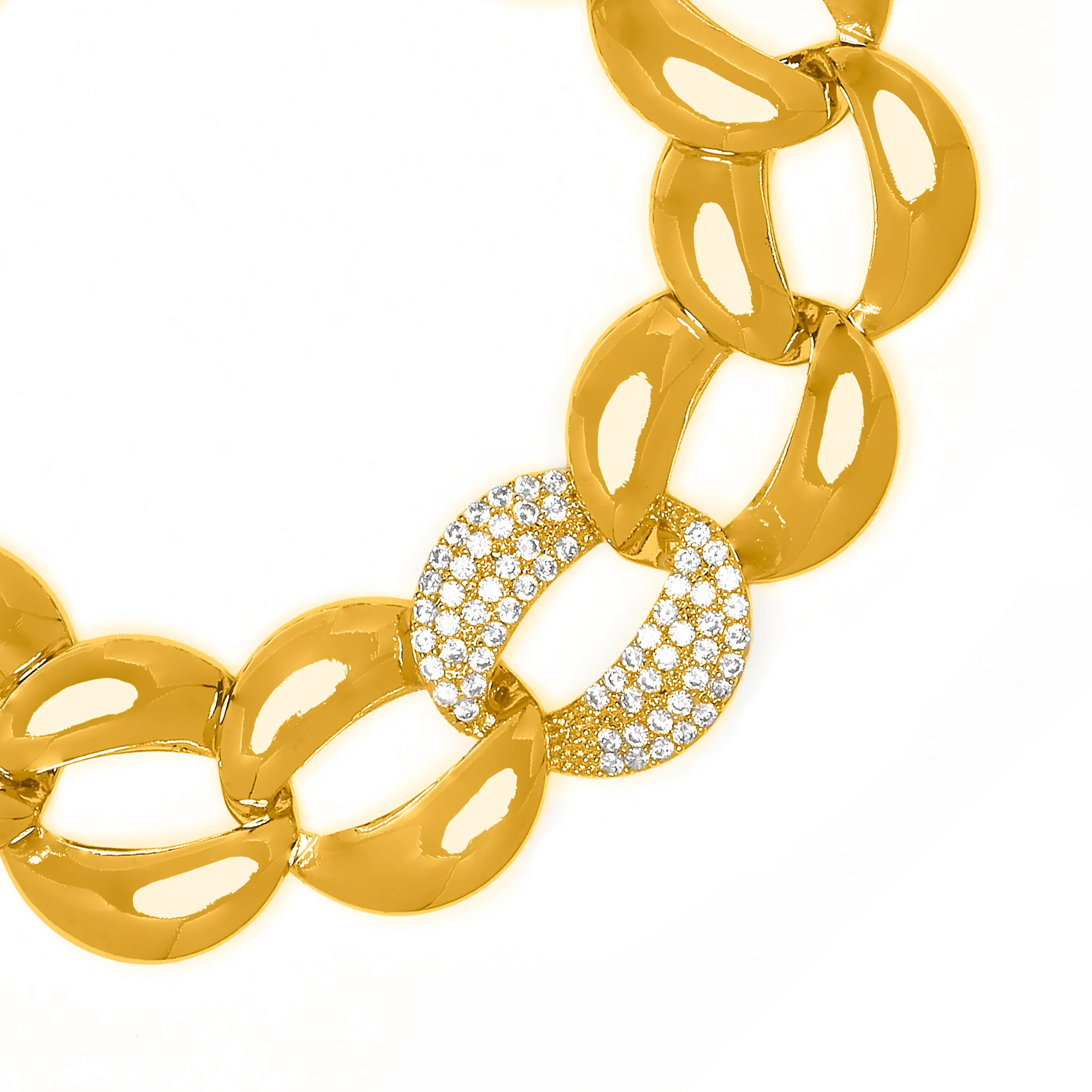 Pulsera de Circonita Brillante acabado en oro amarillo de 18k - Shinthi - Image 4