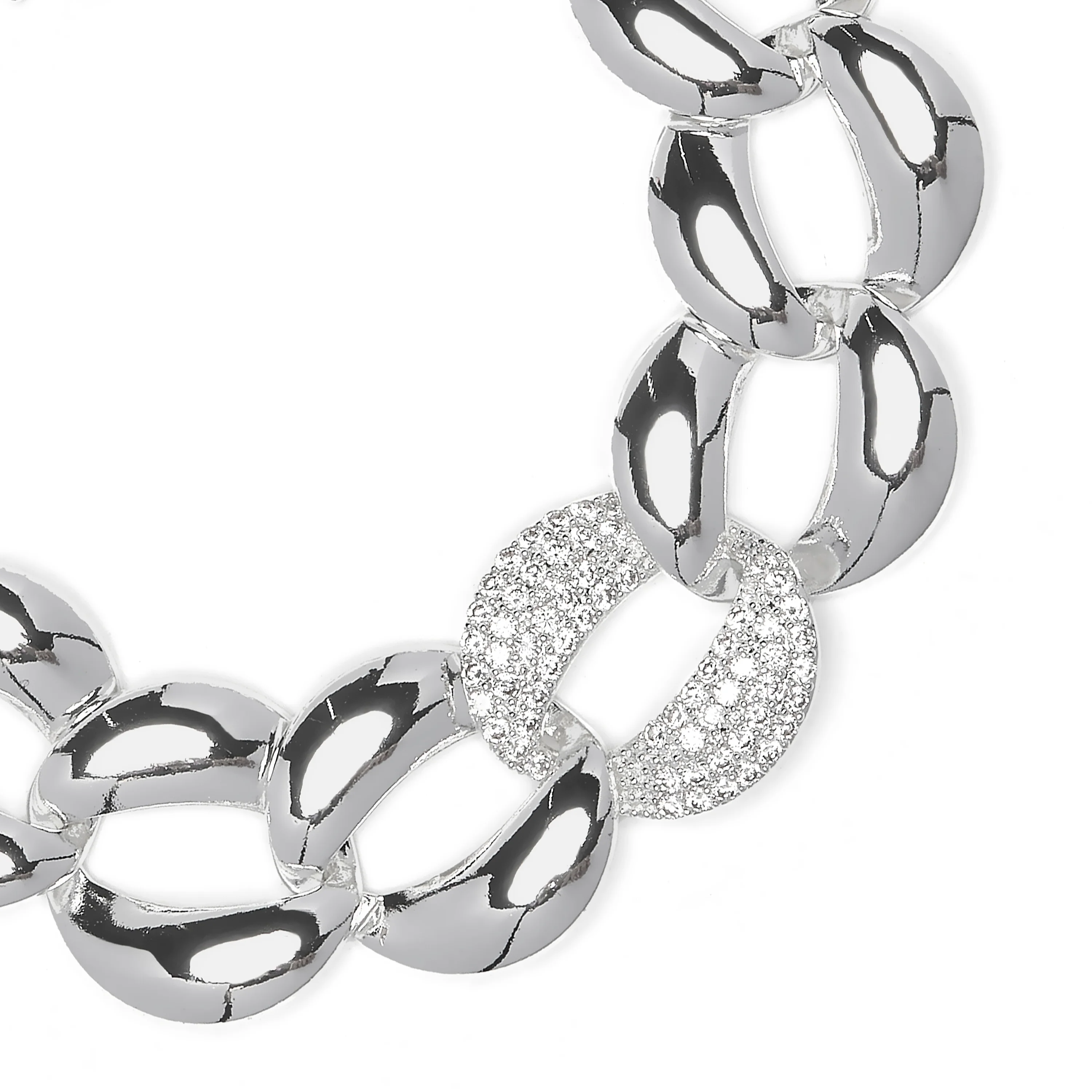 Pulsera de Circonita Brillante acabado en rodio - Shinthi - Image 4