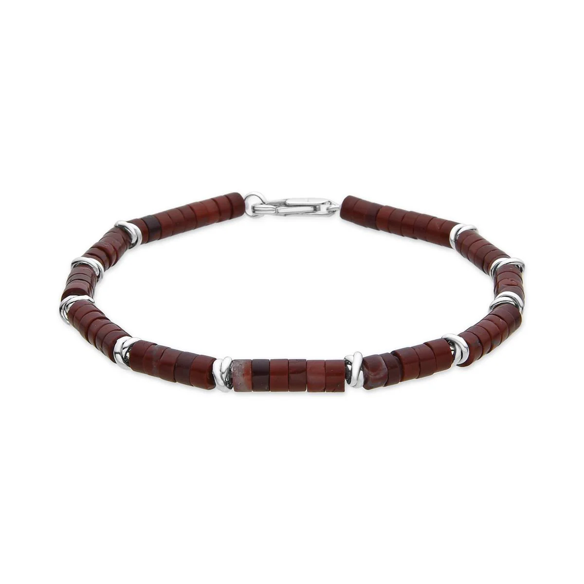 Pulsera Silbi acabado plata - Silbi ROJO