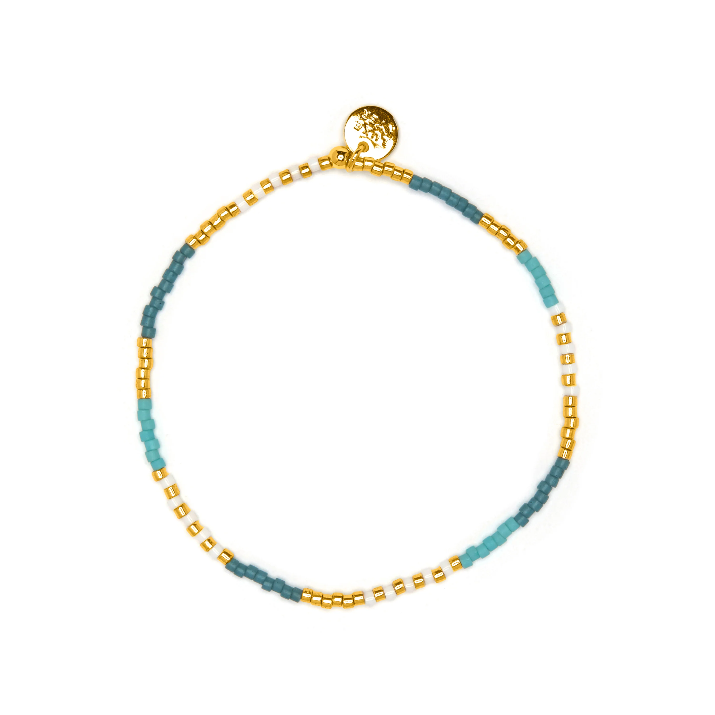 Pulsera de Cristal Multicolor acabado en oro amarillo 18k - Sisak - Image 3