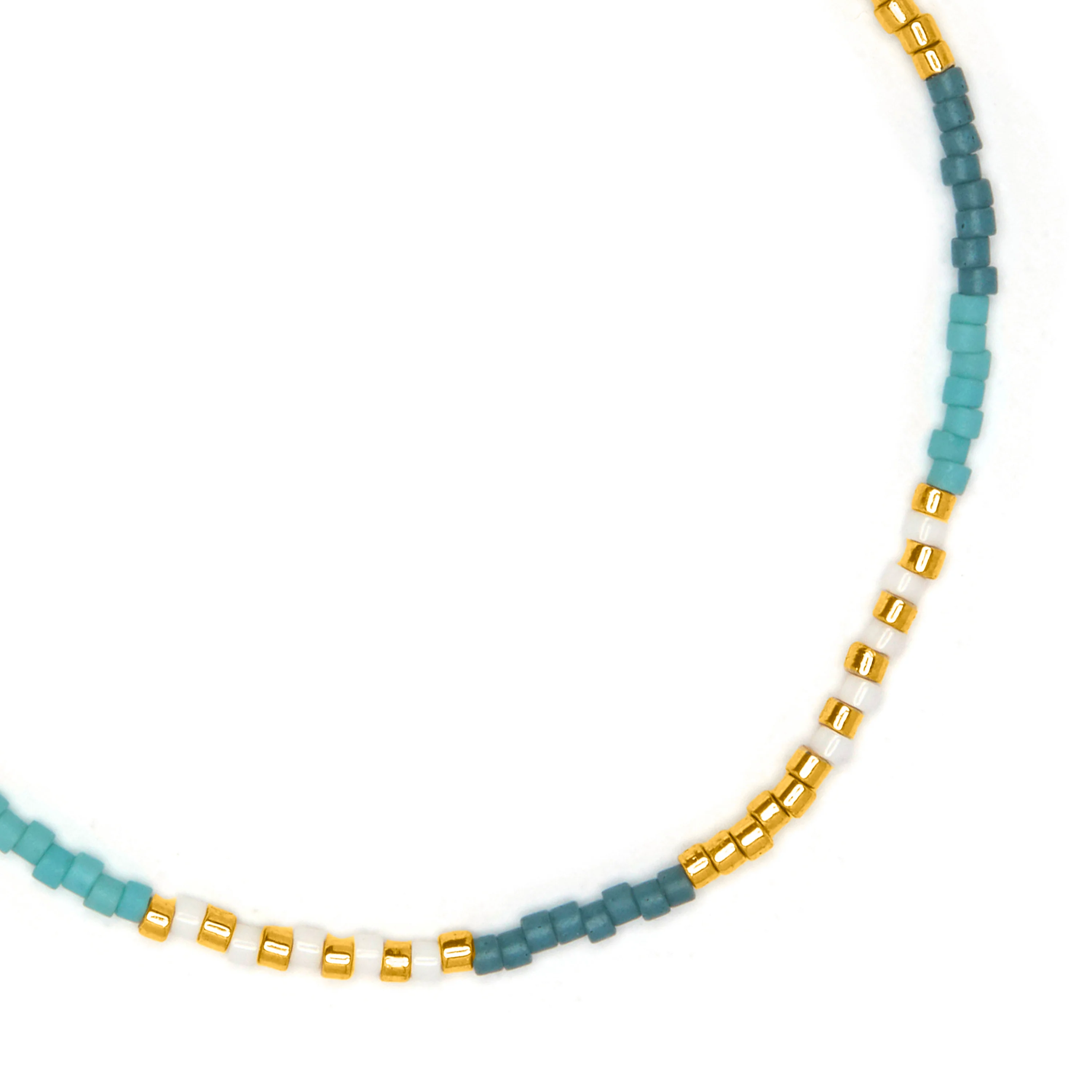 Pulsera de Cristal Multicolor acabado en oro amarillo 18k - Sisak - Image 4