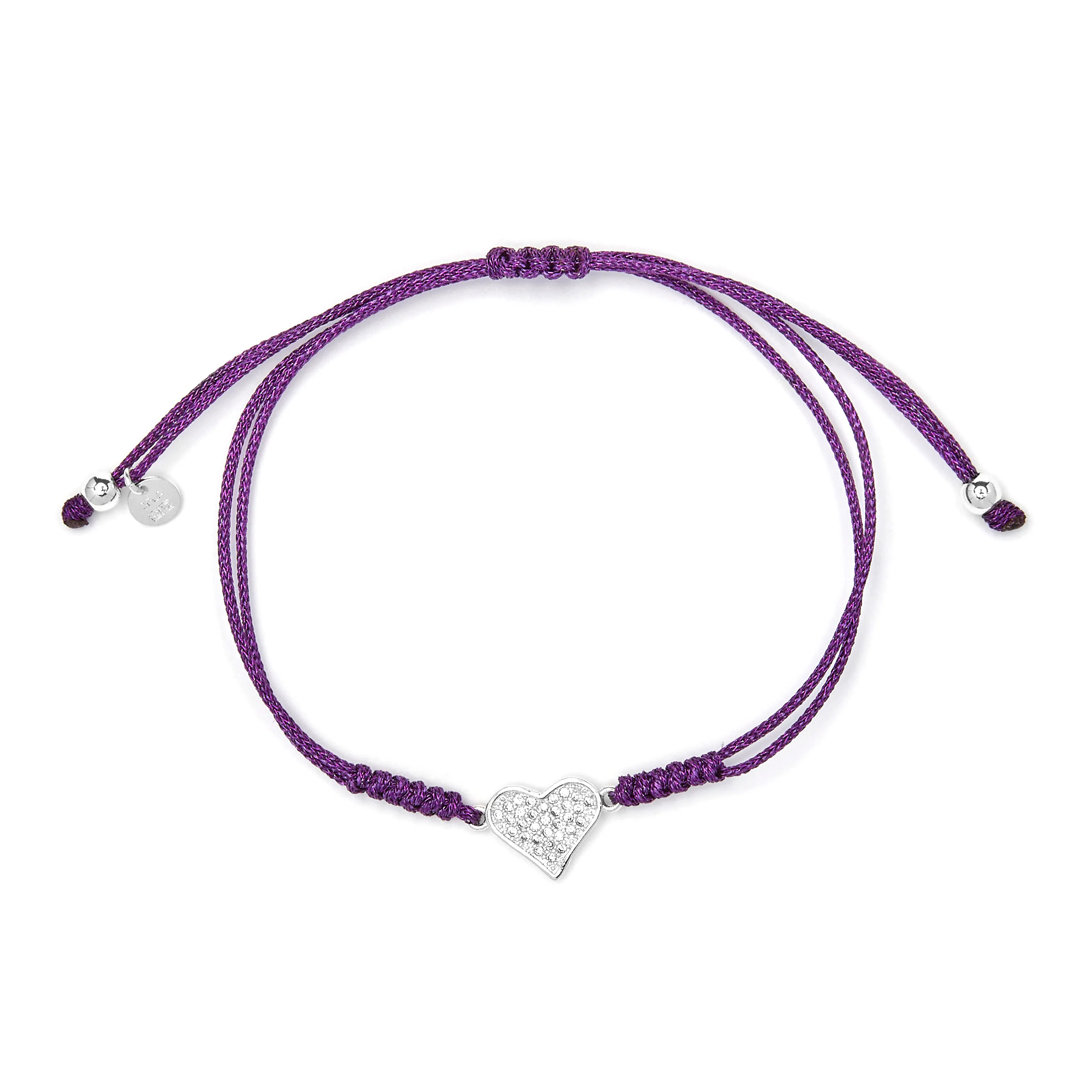 Pulsera acabado plata y Circonita Brillante - Heart - Image 3
