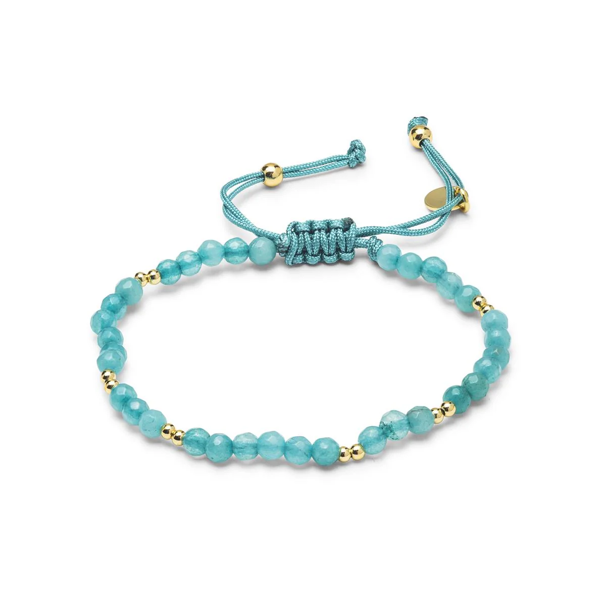 Pulsera Suly acabado en Oro Amarillo de 18 Kts - Suly VERDE