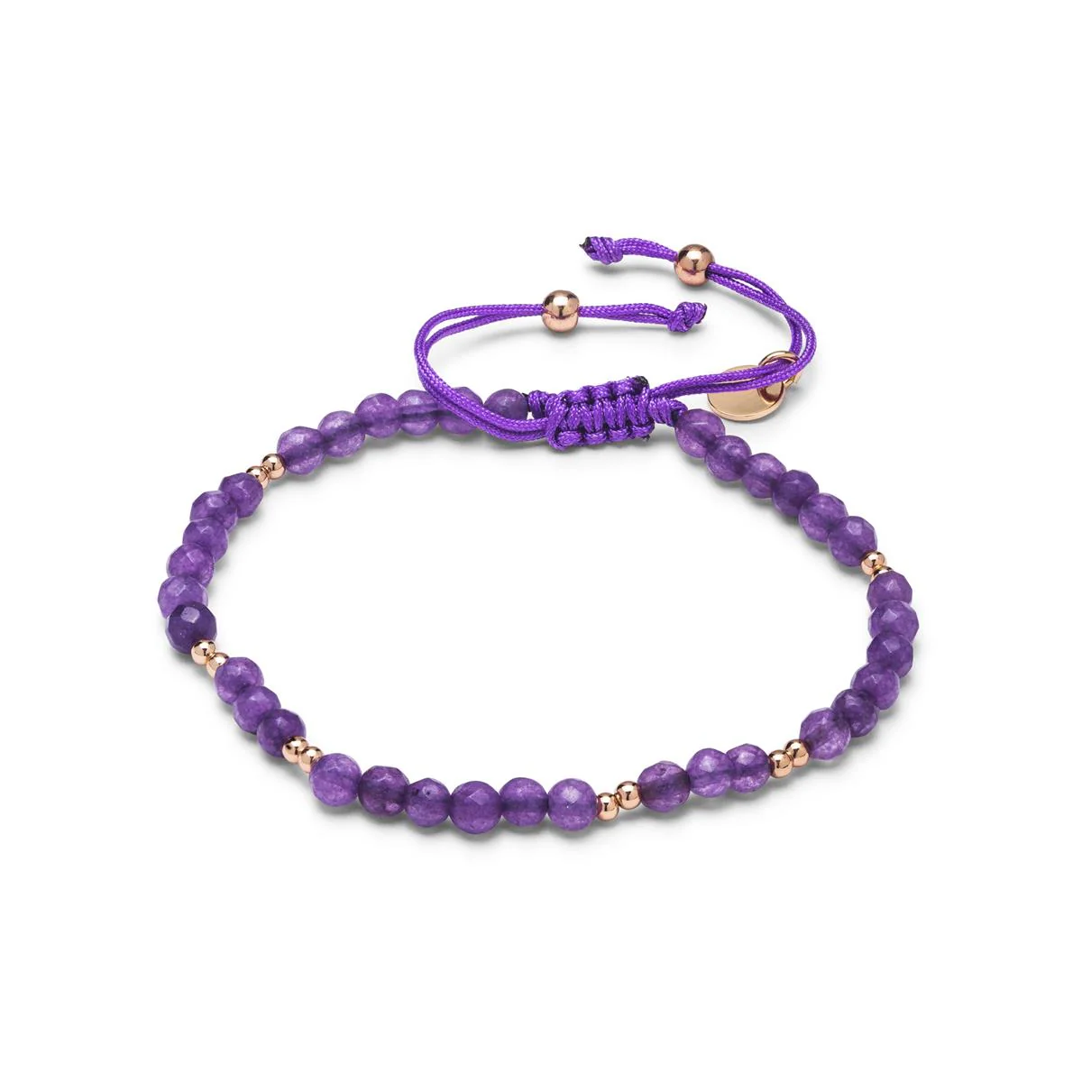 Pulsera Suly acabado en Oro Rosa De 18 Quilates - Suly MORADO
