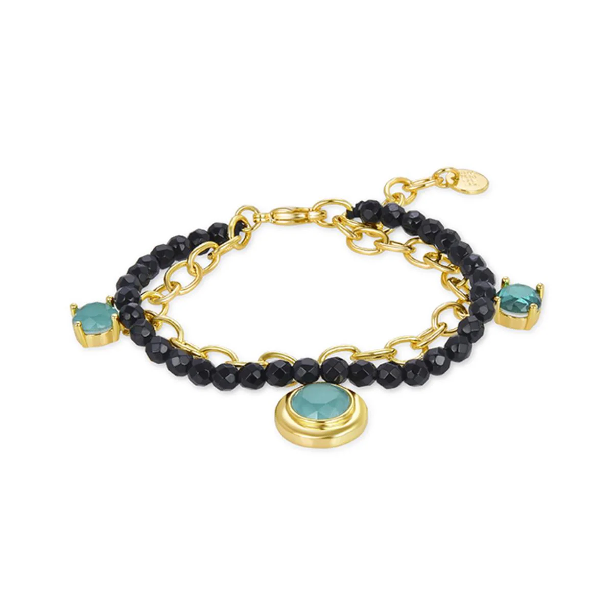 Pulsera Sunrak acabado en Oro Amarillo de 18 Kts - Sunrak VERDE