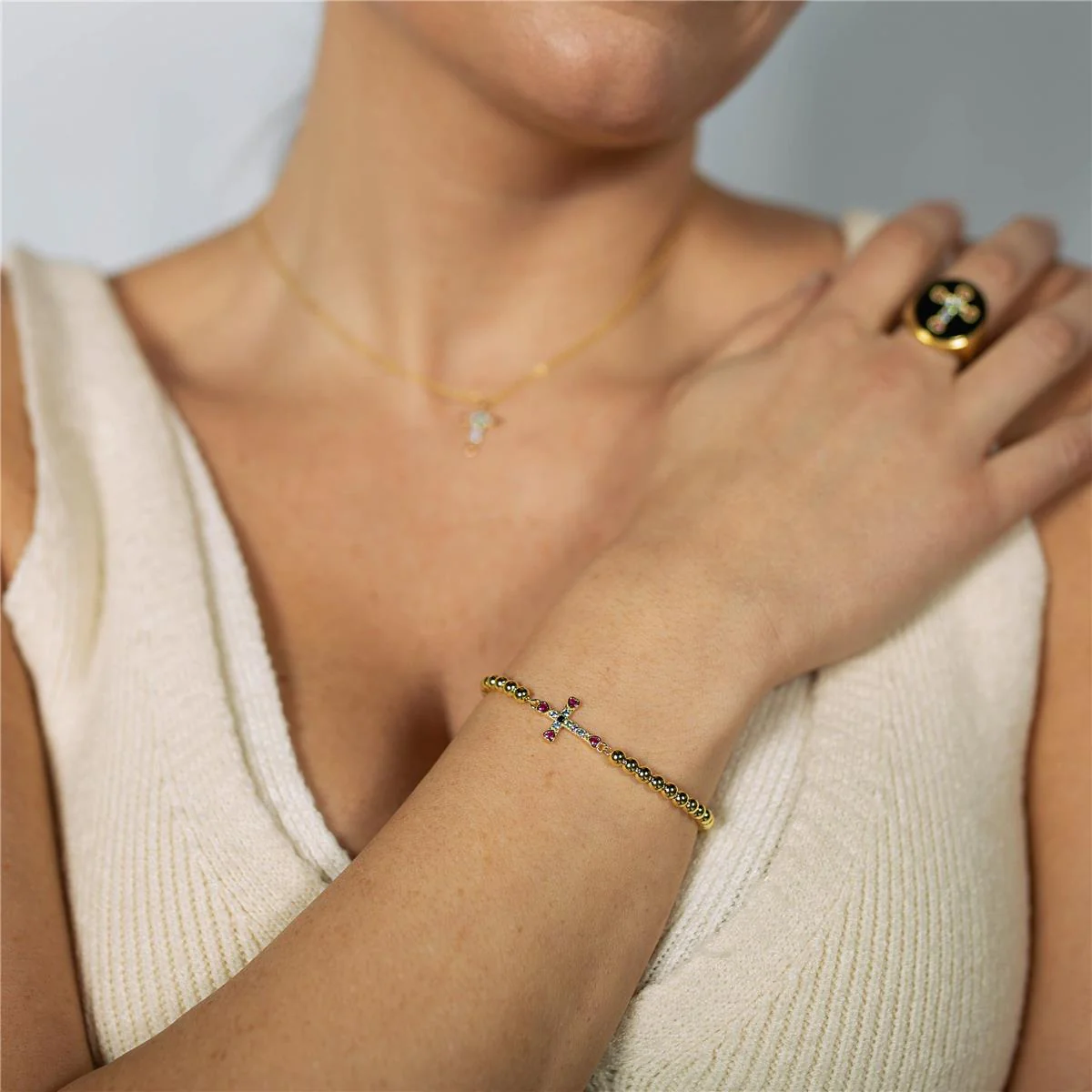 Pulsera Syke Plata De Ley 925 - Syke MULTICOLOR - Image 4