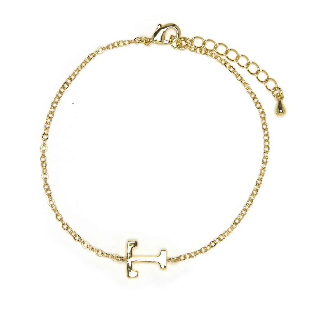 Pulsera Alphabet acabado oro 18k - T AMARILLO - Image 2