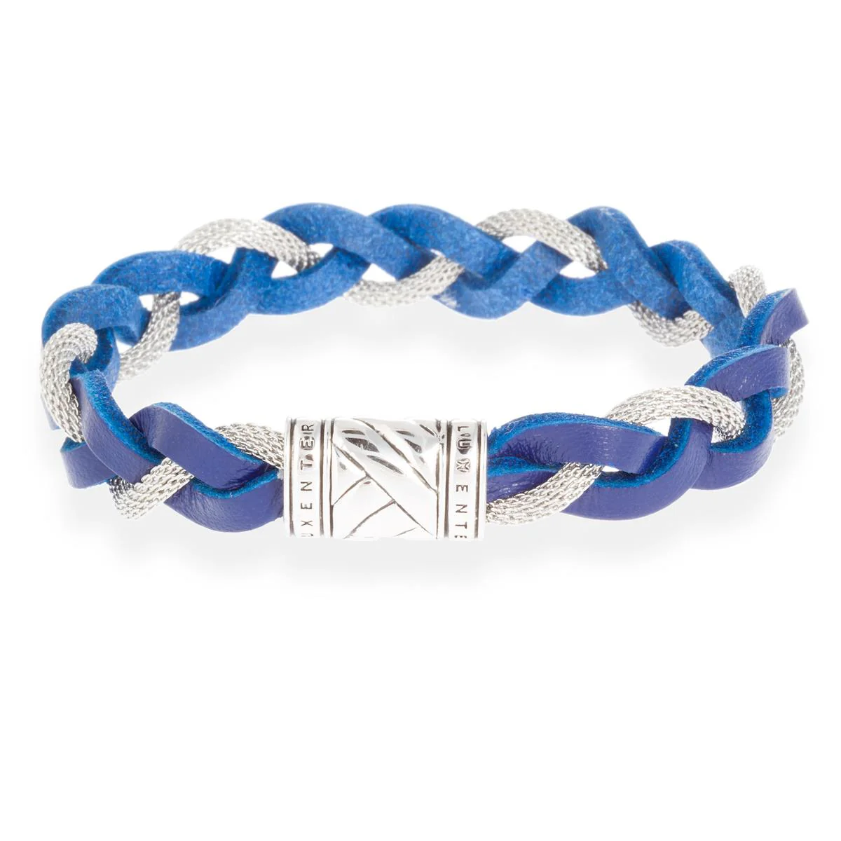 Pulsera Tachis Plata De Ley 925 - Tachis AZUL