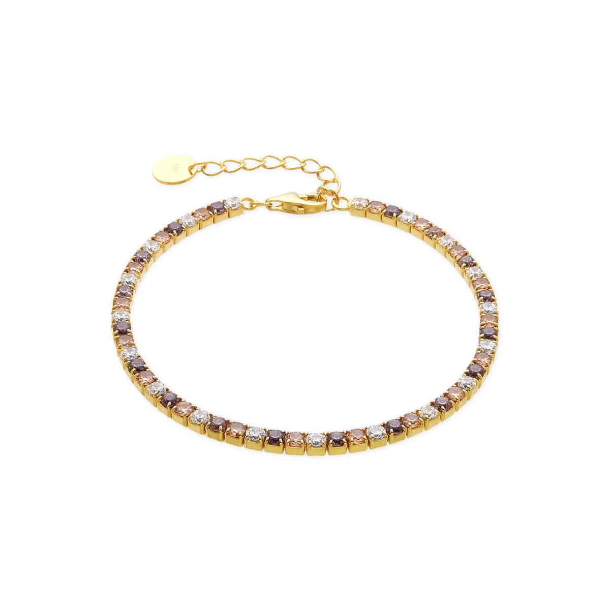 Pulsera Tahu Plata de Ley 925 - Tahu MULTICOLOR