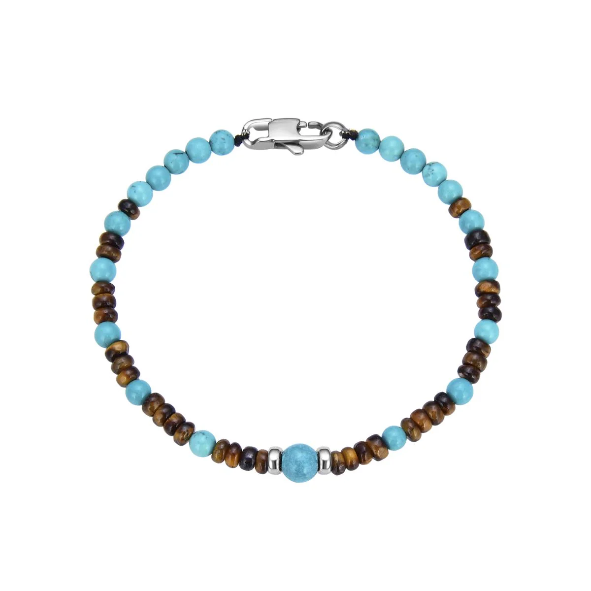 Pulsera Takith acabado en Rodio - Takith AZUL - Image 2