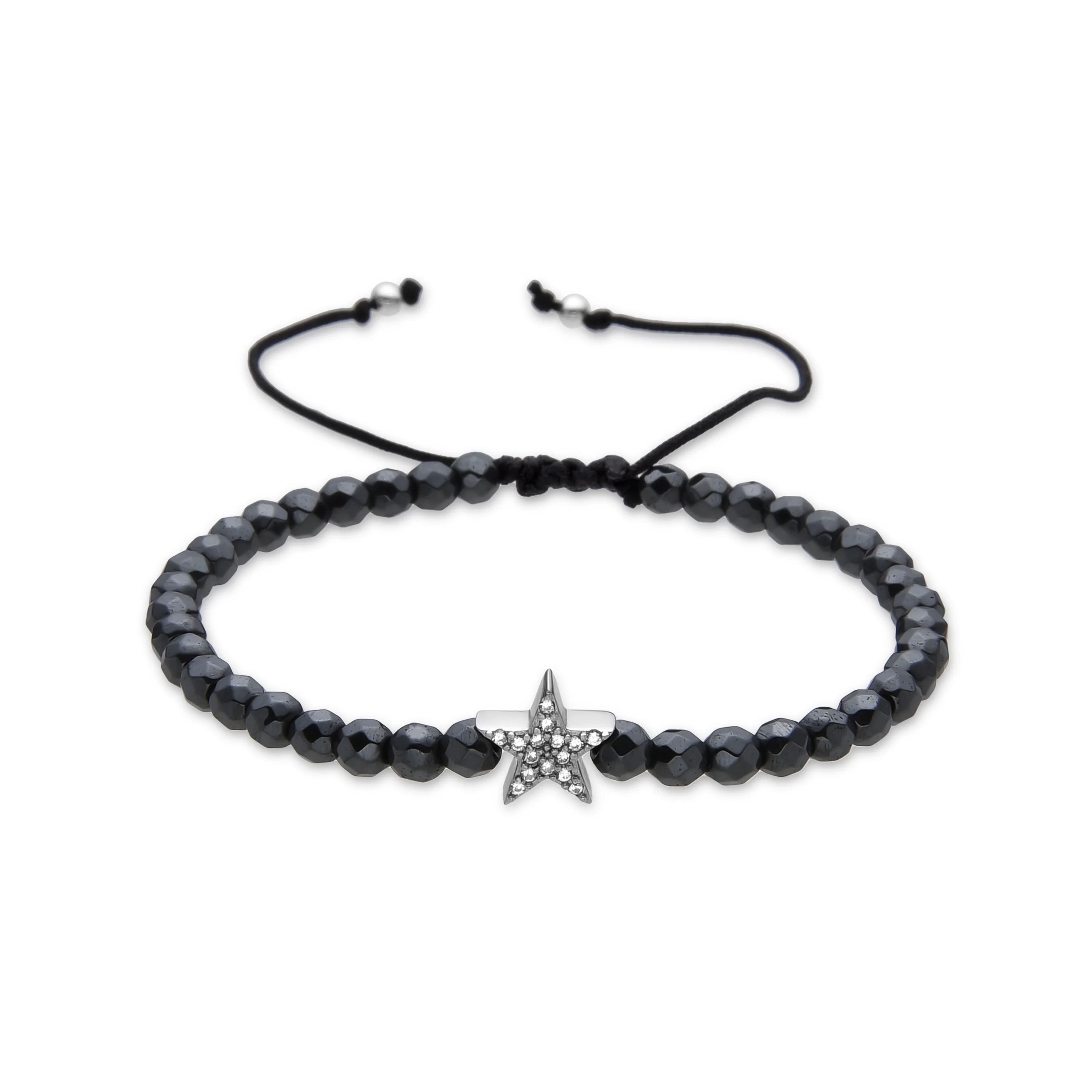 Pulsera de Plata de Ley 925 y Circonita Brillante acabada en rodio - Tuthe