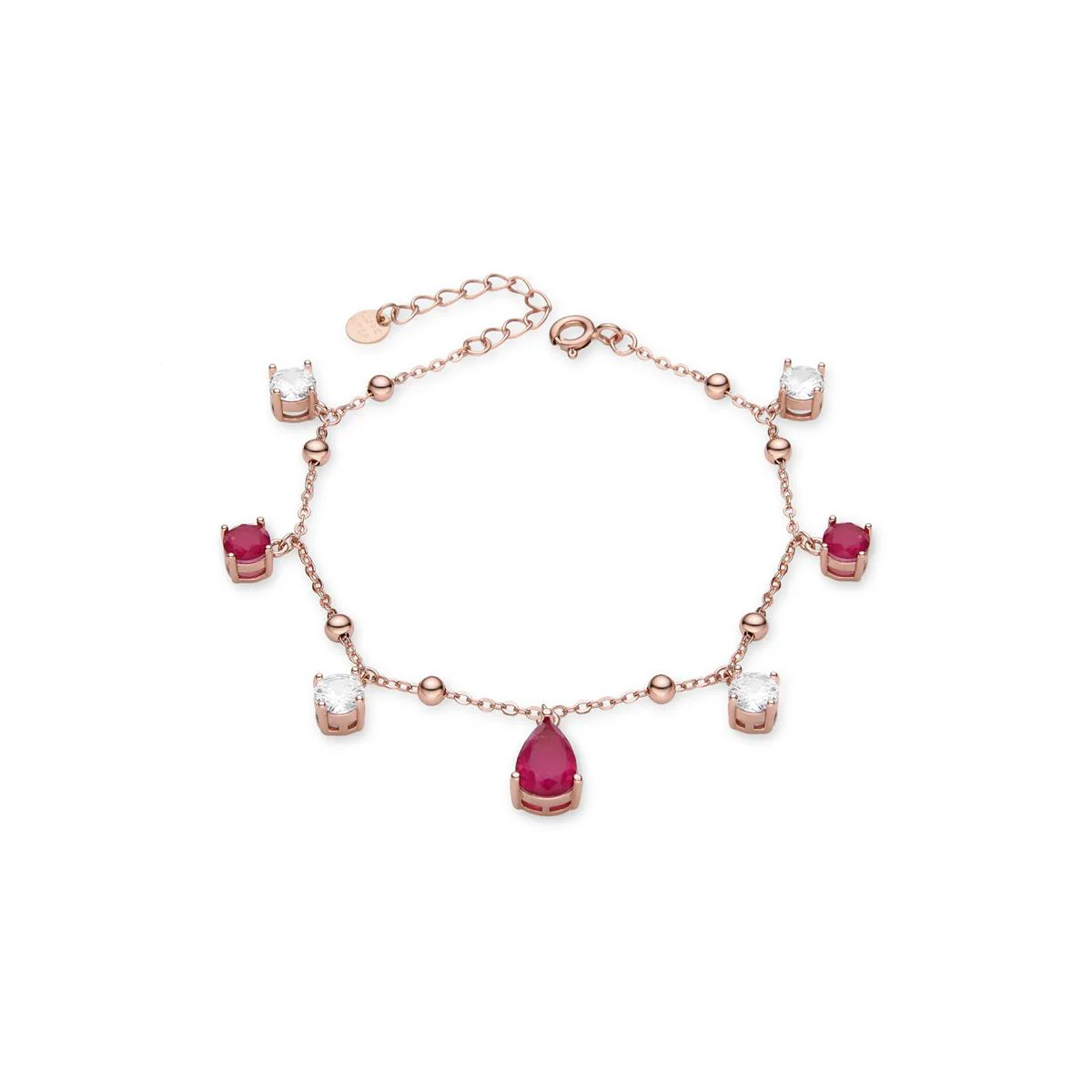 Pulsera Tyfara Plata De Ley 925 - Tyfara ROSA