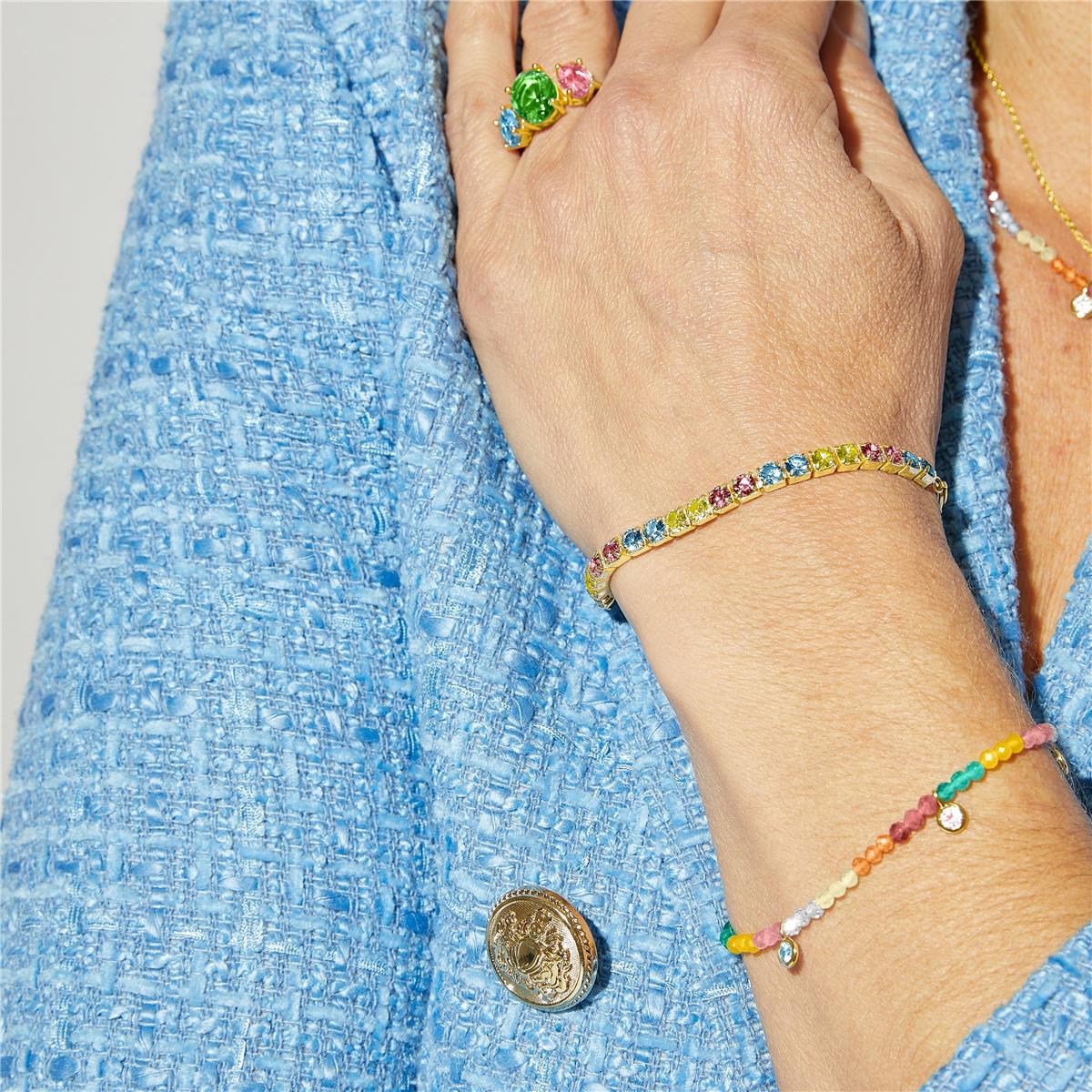 Pulsera Tyhad Plata De Ley 925 - Tyhad MULTICOLOR - Image 4