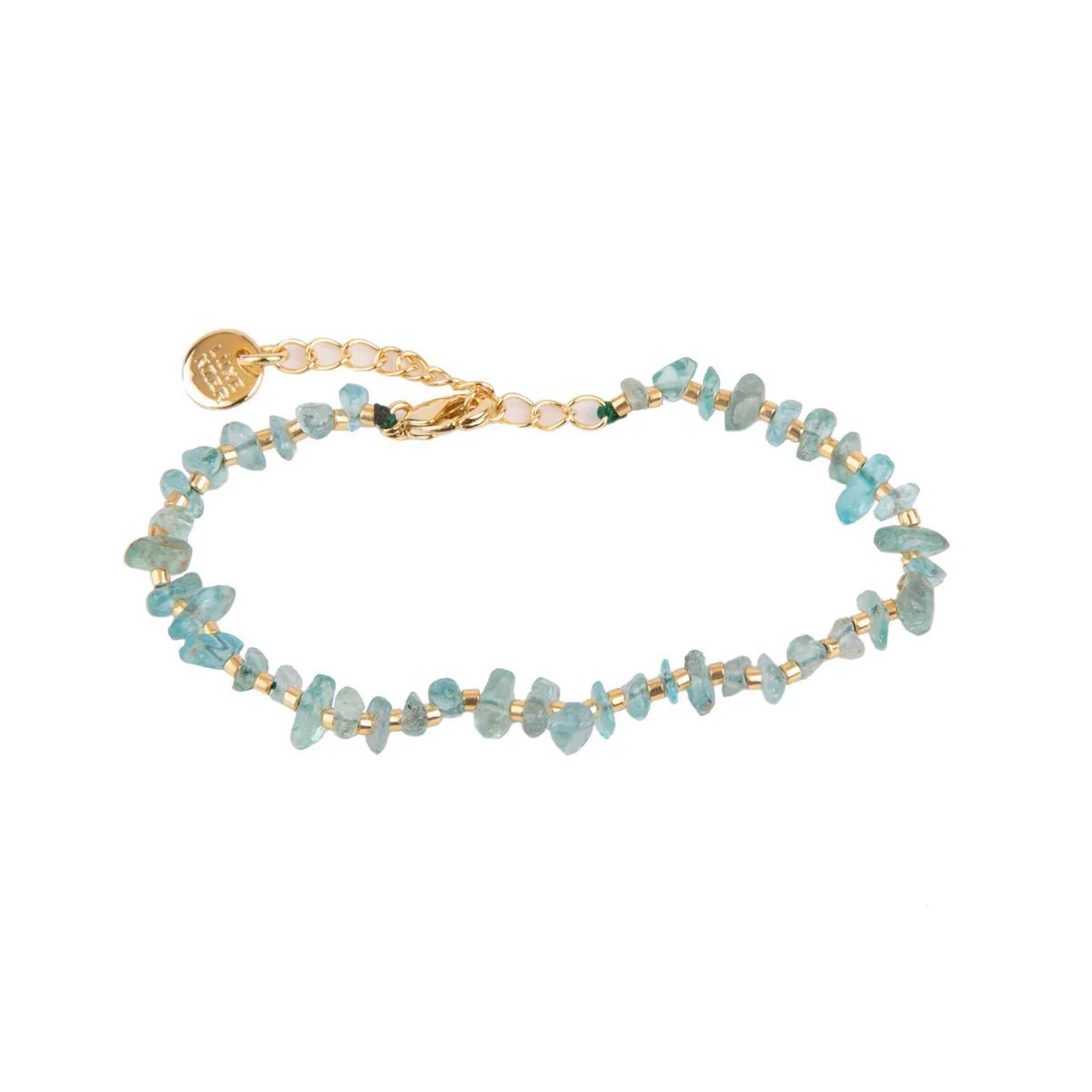 Pulsera Ulanvi acabado en Oro amarillo de 18 Kts. - Ulanvi AZUL