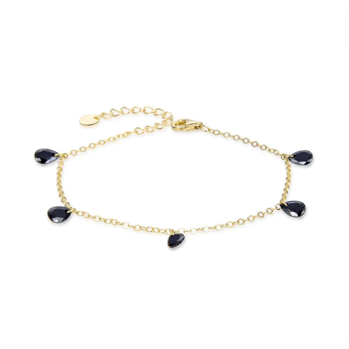 Pulsera Ulkon Plata De Ley 925 - Ulkon NEGRO