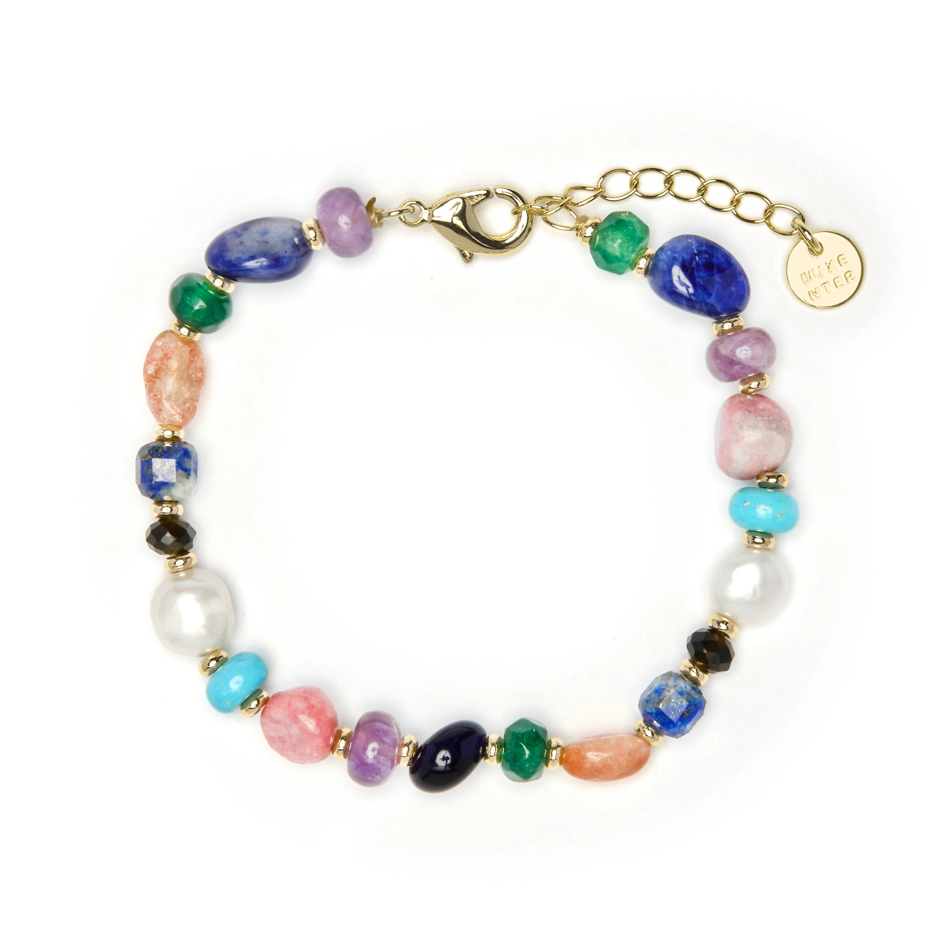 Pulsera acabado oro amarillo de 18k y Perla Blanca - Umavi - Image 3