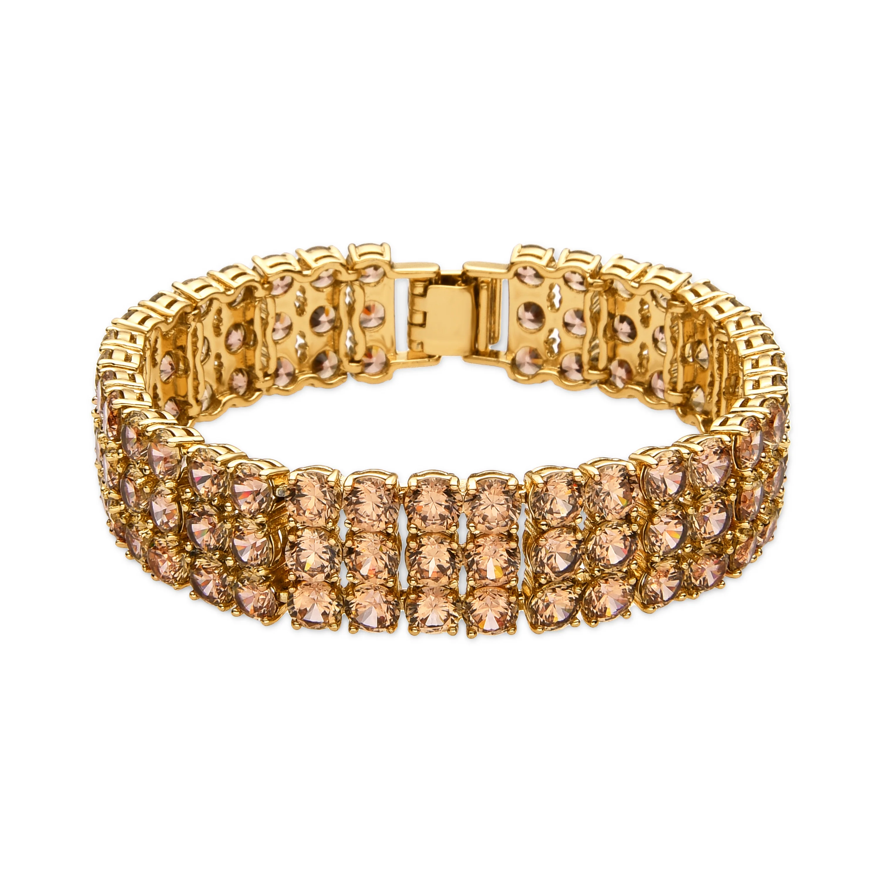 Pulsera con Circonita Brillante acabado oro 18k - Uriom