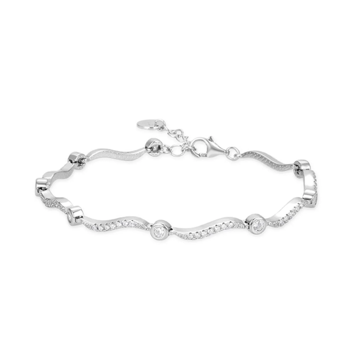 Pulsera Usshi Plata De Ley 925 - Usshi BLANCO