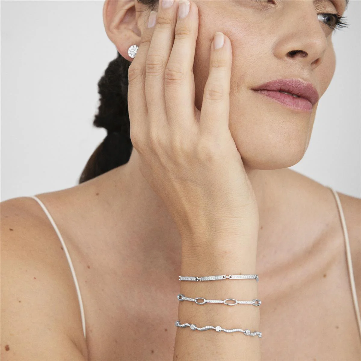 Pulsera Usshi Plata De Ley 925 - Usshi BLANCO - Image 2