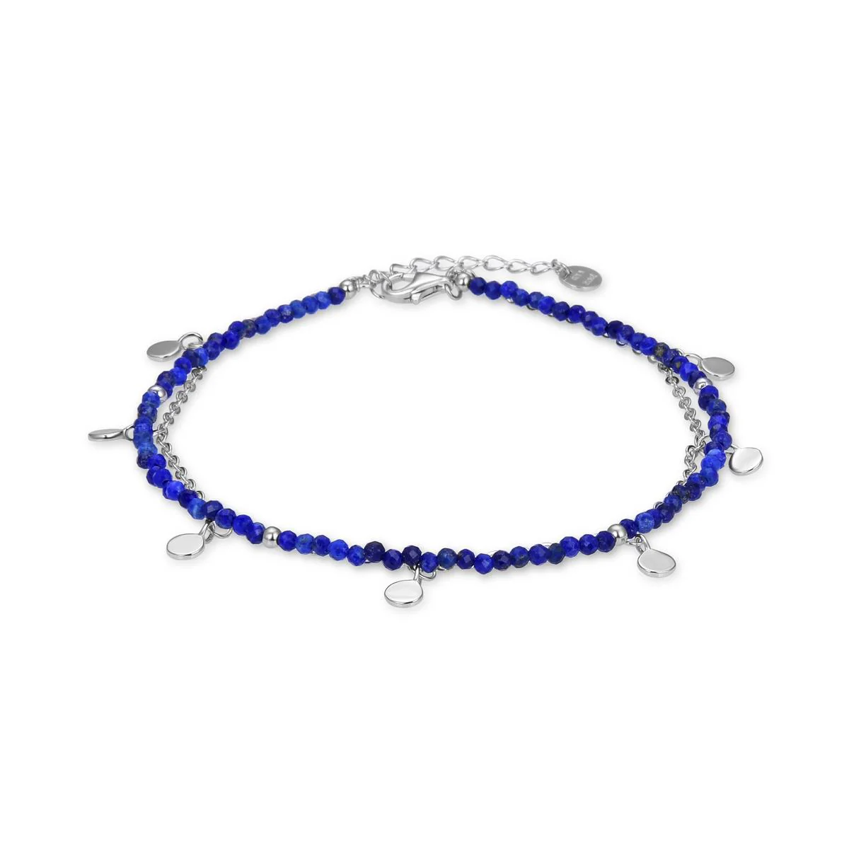 Tobillera Wako Plata De Ley 925 - Wako AZUL