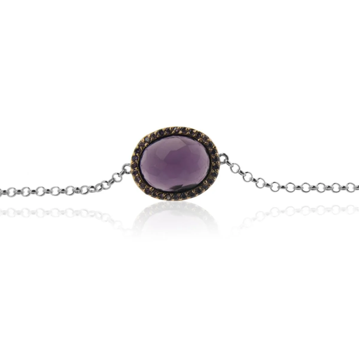 Pulsera Wasp Plata De Ley 925 - Wasp MORADO