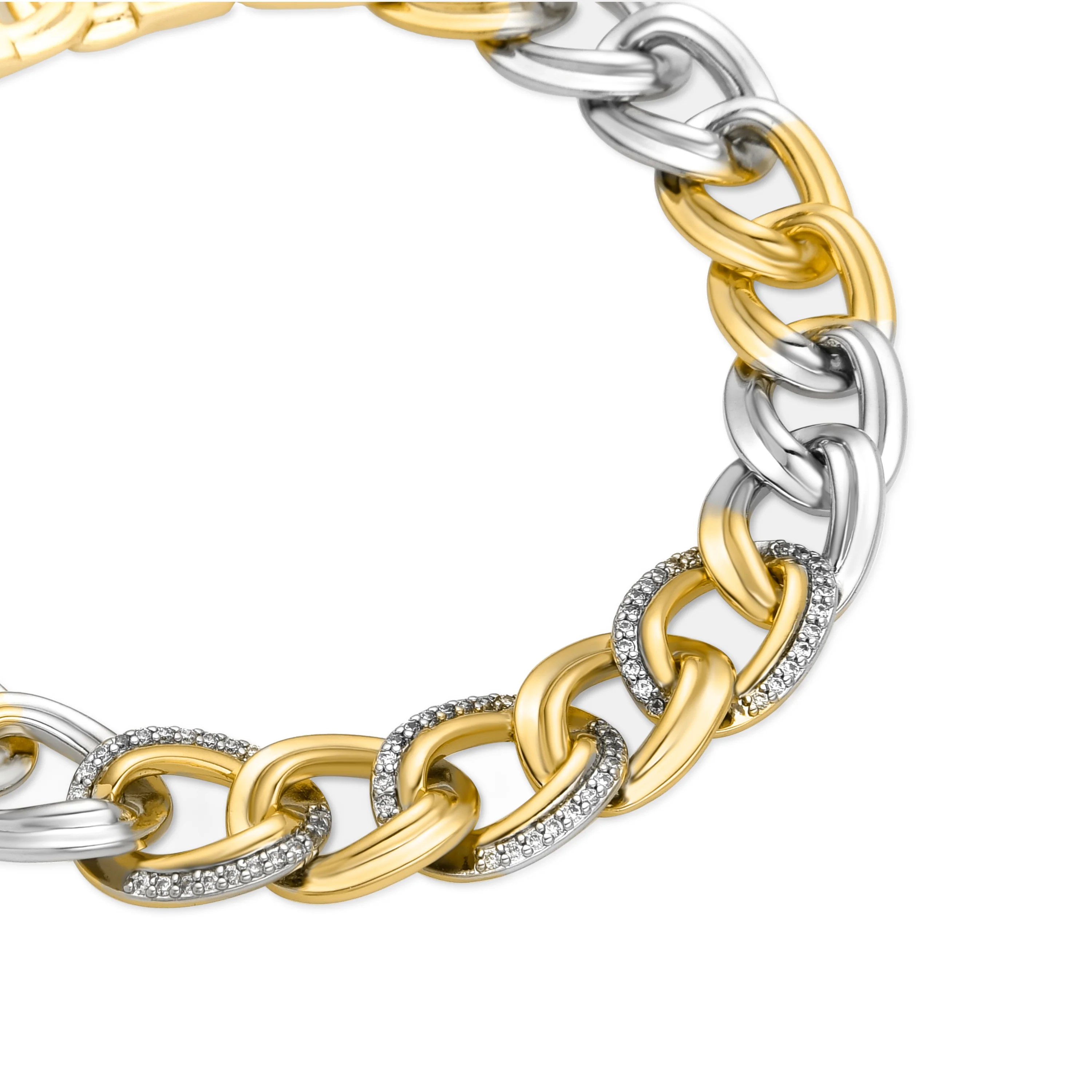 Pulsera con Circonita Brillante acabado oro 18k - Wenfre - Image 3