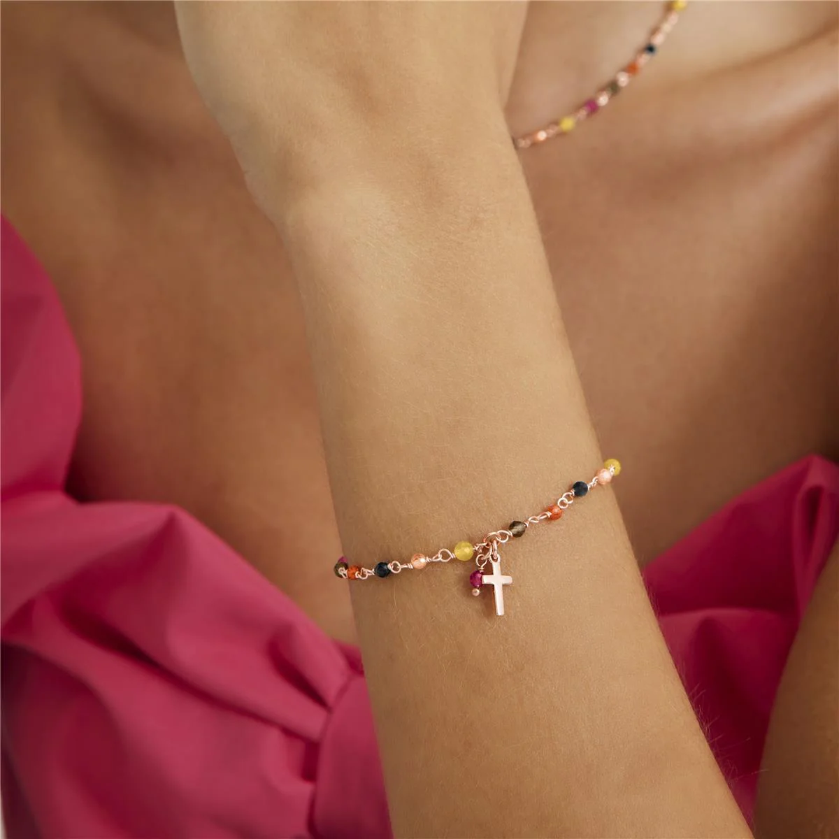 Pulsera Yazu Plata de Ley 925 - Yazu MULTICOLOR - Image 2
